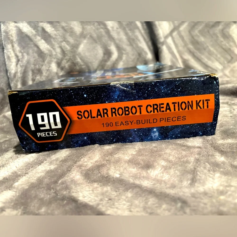 STEM 12-in-1‎ Education Solar Robot Toy Powered by The Sun, 190 Pieces DIY